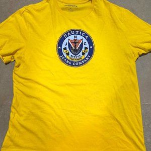 Yellow Nautica rescue “for honor” t shirt